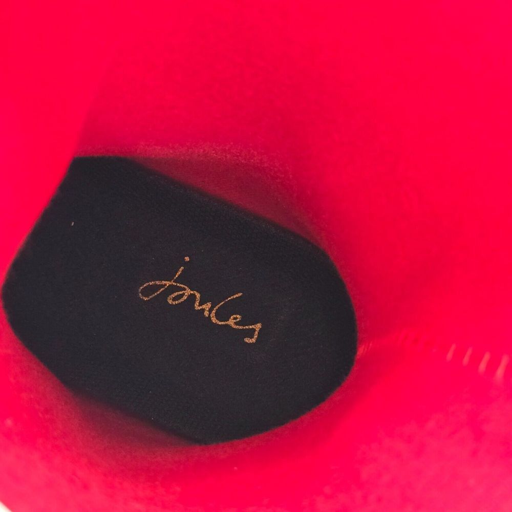 New Joules Rain Boots Mid Calf Molly Welly Blue Navy Rainbow Size US:‎ 5 UK: 3 - Picture 11 of 13